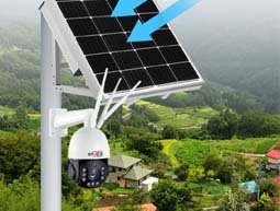 Security 4G LTE PTZ Cctv IP Camera Solar Energy System