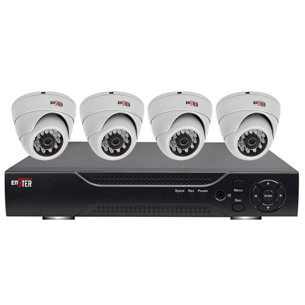 4CH Dome AHD Camera DVR Kit