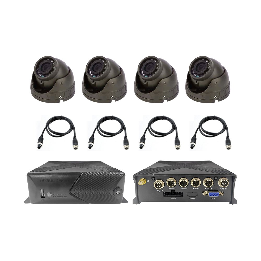 1080P Mobile DVR Support Optional 3G 4G WiFi GPS MDVR with Car/Bus/Truck/Vehicles Camera Waterproof Recorder 4CH DVR