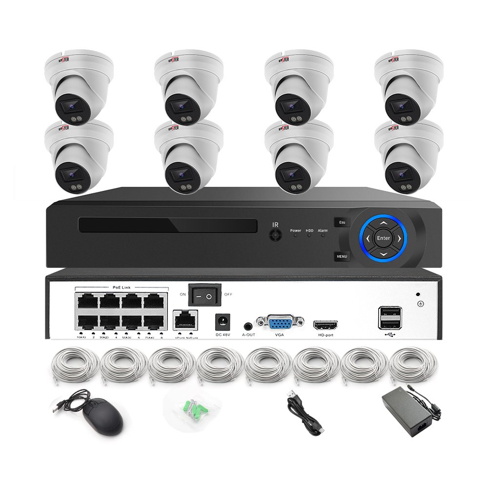 8ch POE IP Camera System
