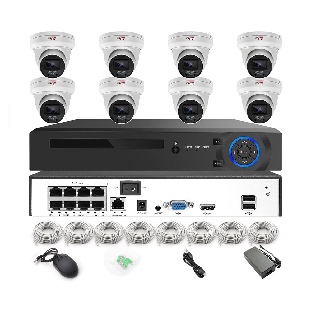 8ch POE IP Camera System
