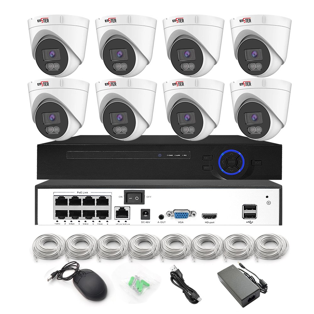 Best popular 8ch dome poe kit Manufacturer-ENSTER Company - ENSTER