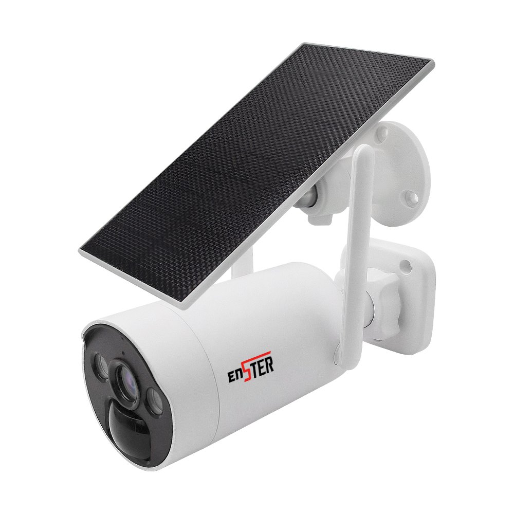 4CH Mini Solar Powered Rechargeable Battery CCTV Wireless Camera Kit