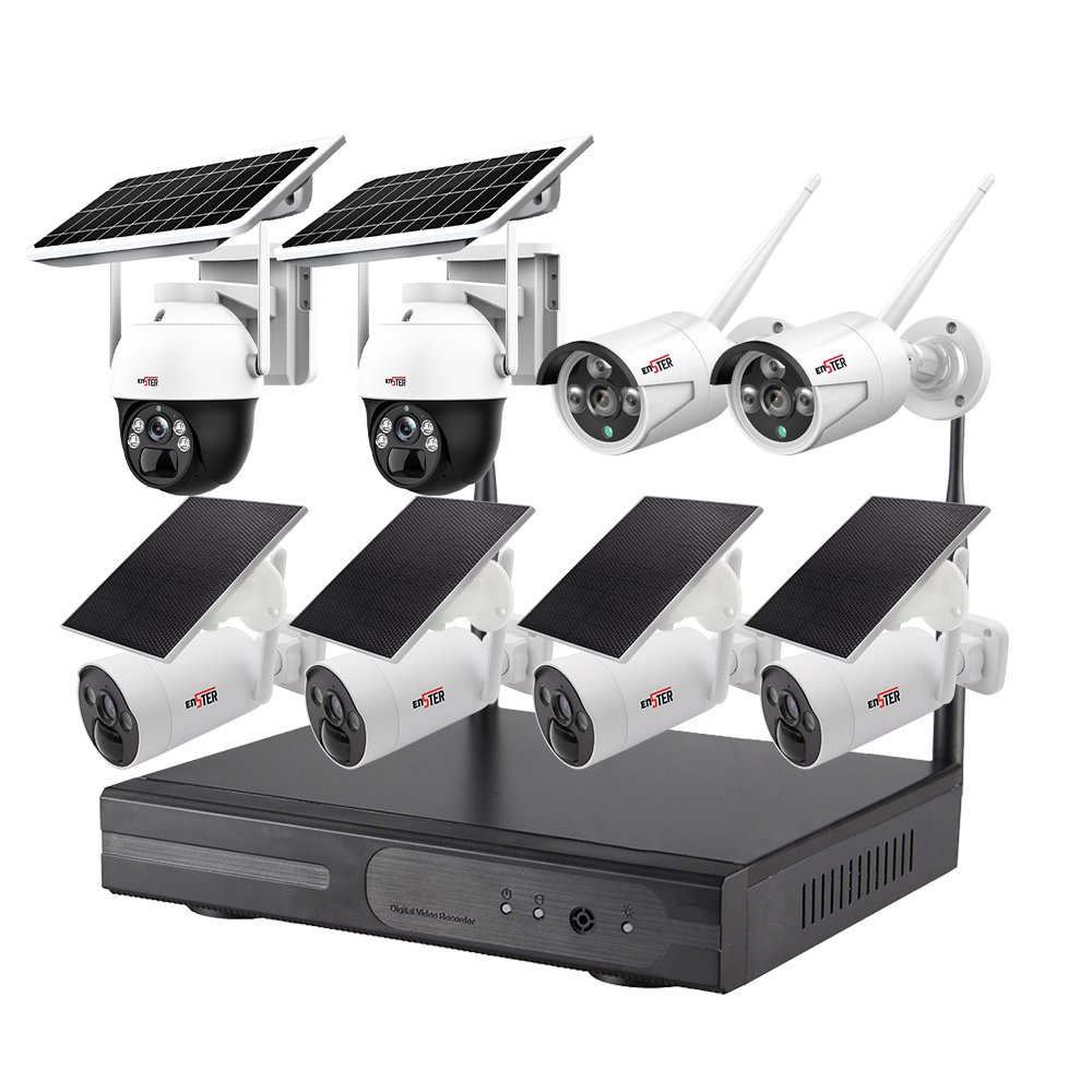 8CH 3MP WiFi Solar Powered Wireless System
