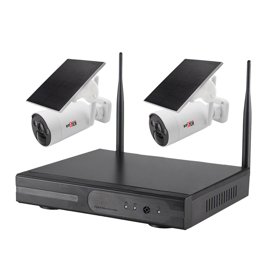 2CH Two-way Audio Solar Powered WiFi Kit