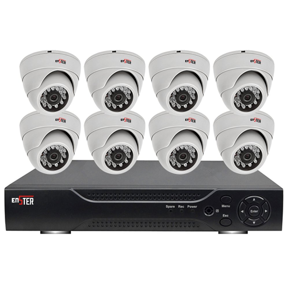 8CH Dome AHD Camera DVR CCTV Camera Kit