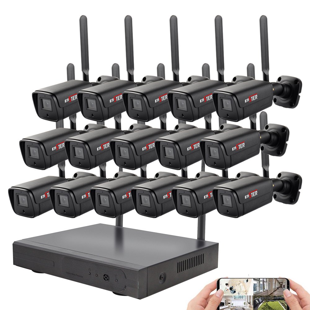 16 Channel 3MP WiFi Outdoor Security Camera Wireless NVR Kit